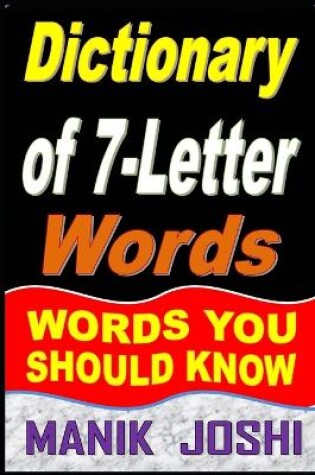 Cover of Dictionary of 7-Letter Words