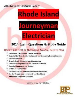 Book cover for Rhode Island 2014 Journeyman Electrician Study Guide