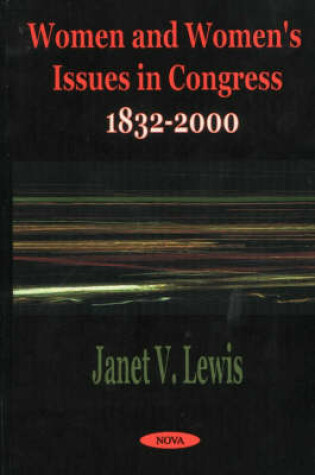 Cover of Women and Women's Issues in Congress