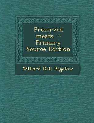 Book cover for Preserved Meats - Primary Source Edition