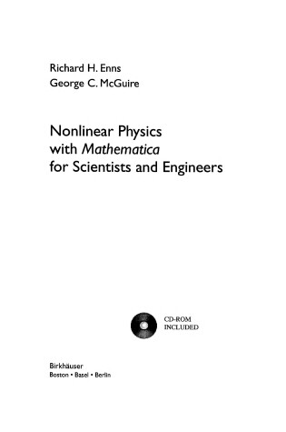 Cover of Nonlinear Physics with Mathematica for Scientists and Engineers