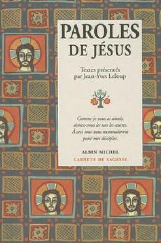 Cover of Paroles de Jesus