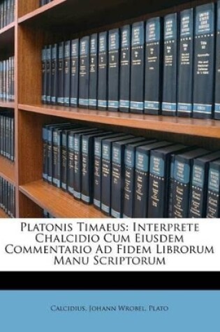 Cover of Platonis Timaeus