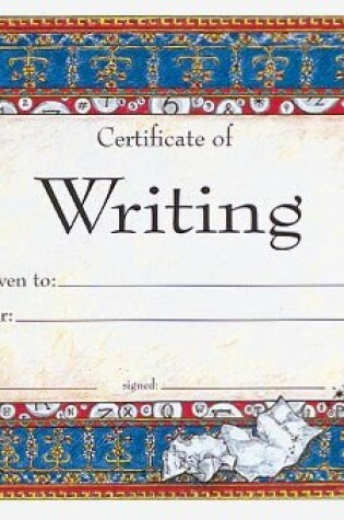 Cover of Certificate of Writing