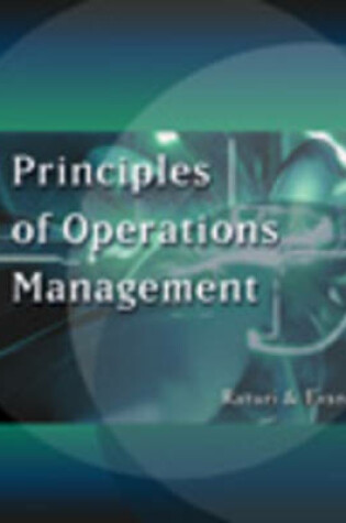 Cover of Principles of Operations Management