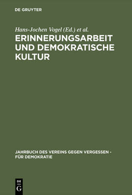 Cover of Erinnerungsarbeit Und Demokratische Kultur