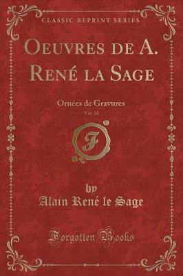 Book cover for Oeuvres de A. René La Sage, Vol. 10