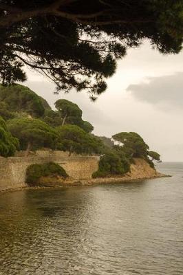 Book cover for Tree Lined Coast Along the Sea Wall in the South of France Journal