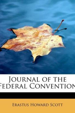 Cover of Journal of the Federal Convention