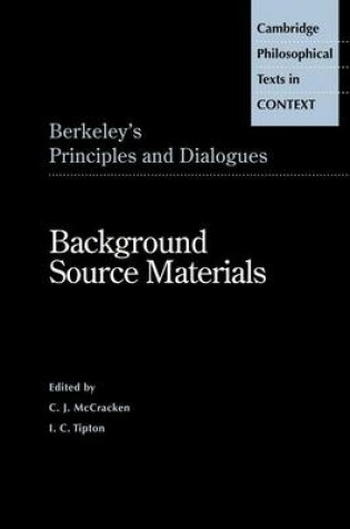 Cover of Berkeley's Principles and Dialogues