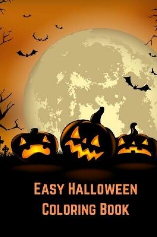 Cover of Easy Halloween Coloring Book for Kids
