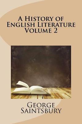 Book cover for A History of English Literature Volume 2