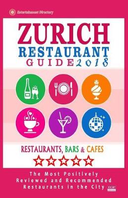 Book cover for Zurich Restaurant Guide 2018