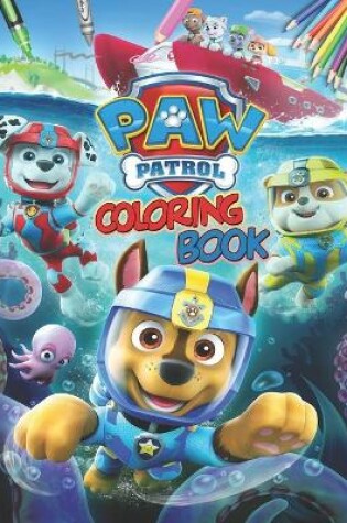 Cover of Paw Patrol Coloring Book