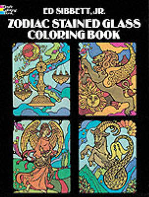 Book cover for Zodiac Stained-Glass Colouring Book