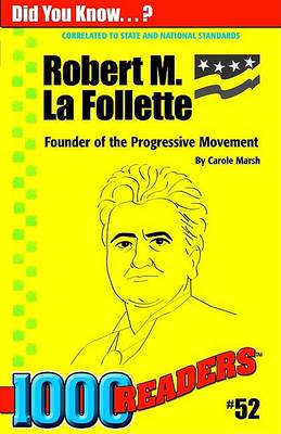 Book cover for Robert M La Follette