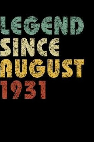 Cover of Legend Since August 1931