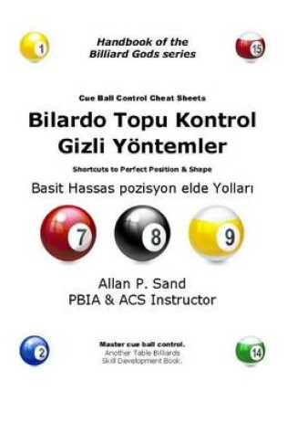 Cover of Cue Ball Control Cheat Sheets (Turkish)