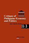 Book cover for Critique of Philippine Economy and Politics