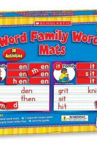 Cover of Word Family Words Mats