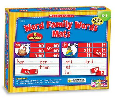 Book cover for Word Family Words Mats