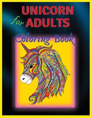 Book cover for Unicorn Coloring Book