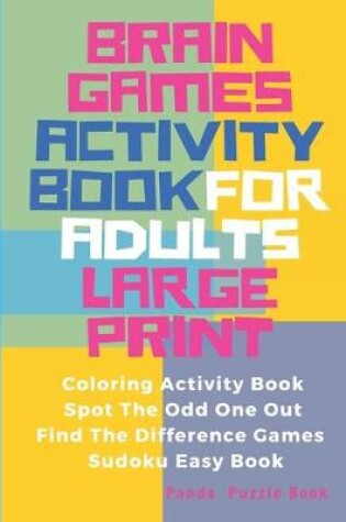 Cover of Brain Games Activity Book For Adults Large Print