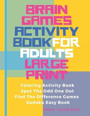 Book cover for Brain Games Activity Book For Adults Large Print