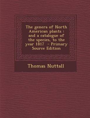 Book cover for The Genera of North American Plants