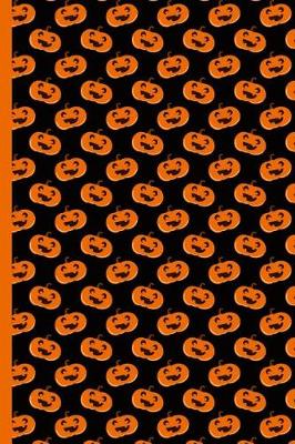 Book cover for Halloween Pumpkins with Scary Faces Pattern