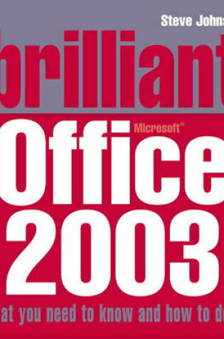 Cover of Brilliant Office 2003
