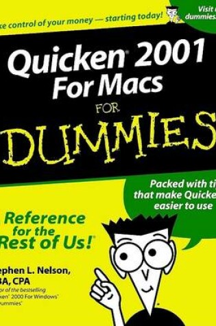 Cover of Quicken 2001 for Macs for Dummies
