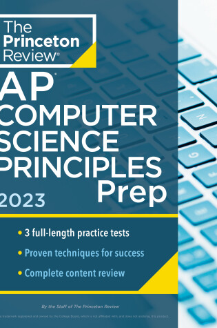 Cover of Princeton Review AP Computer Science Principles Prep, 2023