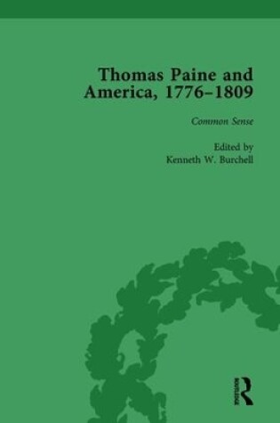 Cover of Thomas Paine and America, 1776-1809 Vol 1