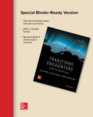 Book cover for Looseleaf Traditions & Encounters: A Brief Global History Volume 2 with Connect 1-Term Access Card