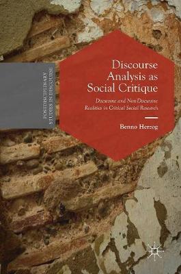 Book cover for Discourse Analysis as Social Critique