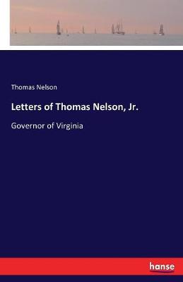 Book cover for Letters of Thomas Nelson, Jr.