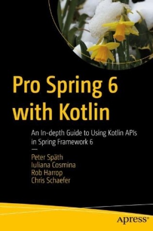 Cover of Pro Spring 6 with Kotlin