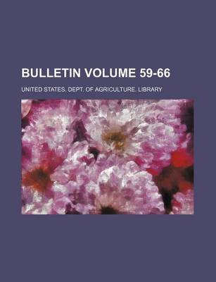 Book cover for Bulletin Volume 59-66