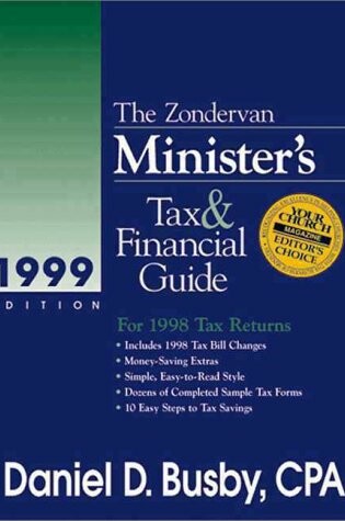 Cover of The Zondervan Minister's Tax and Financial Guide 1998