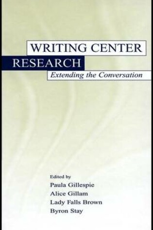 Cover of Writing Center Research