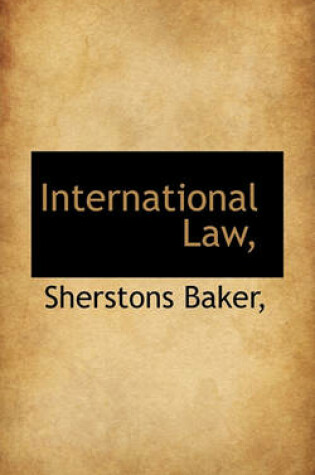 Cover of International Law,