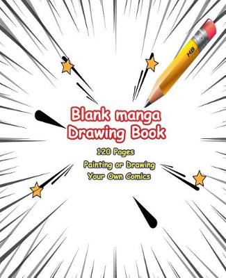 Book cover for Blank Manga Drawing Book