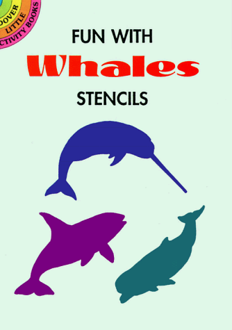 Book cover for Fun with Whales Stencils