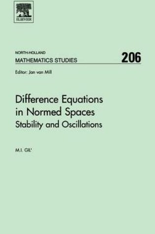 Cover of Difference Equations in Normed Spaces: Stability and Oscillations