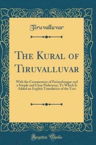 Cover of The Kural of Tiruvalluvar