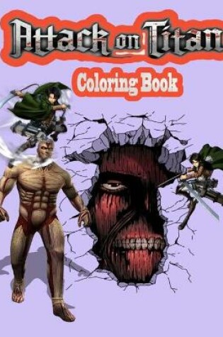 Cover of Attack on titan Coloring Book