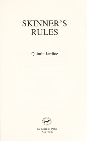 Book cover for Skinner's Rules