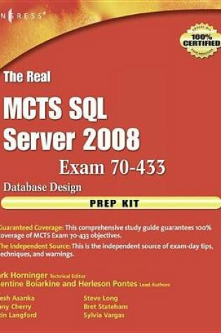 Cover of The Real McTs SQL Server 2008 Exam 70-433 Prep Kit