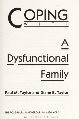Cover of Coping with a Dysfunctional Family